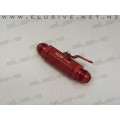 -8AN Braided Race Hose Tap Fitting - Anodized Red